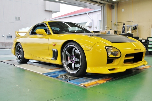 RX-7(FD3S)に藤田エンジニアリングマフラー取付