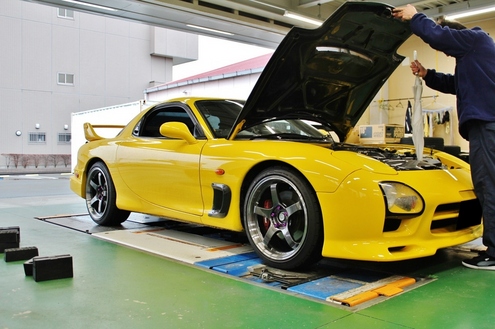 RX-7（FD3S)をHKS MAX4GTでローダウン!更にスポｰティｰに☆ | 浜松店 | 店舗ブログ | タイヤ＆ホイールの専門店「クラフト」