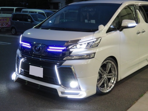 カスタム カスタマイズ LED 車高調.JPG