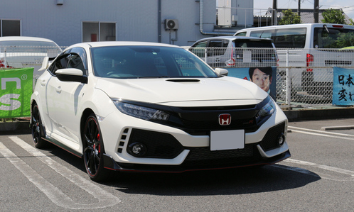 シビックタイプR FK8 シビック タイプR シビックタイプR白 FK8白 FK8アライメント