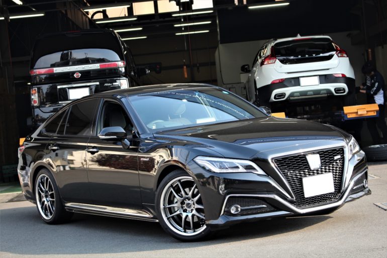 Azsh21 2系クラウン 4wd車をローダウン エモーション19インチ装着 相模原店 店舗ブログ タイヤ ホイールの専門店 クラフト