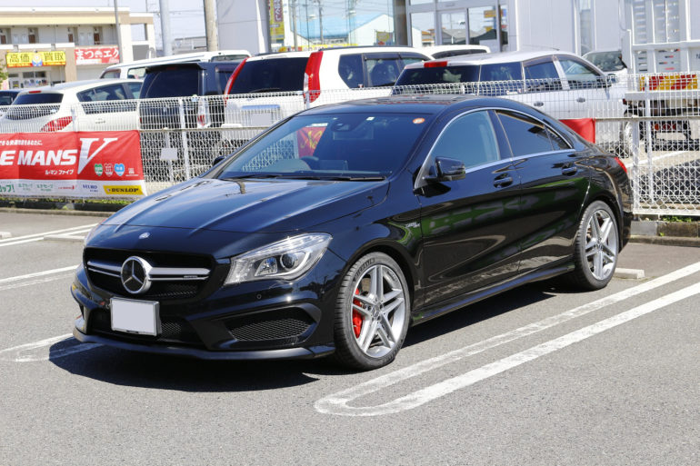 メルセデスベンツ AMG CLA45のタイヤ交換！ | 一宮店 | 店舗ブログ | タイヤ＆ホイールの専門店「クラフト」