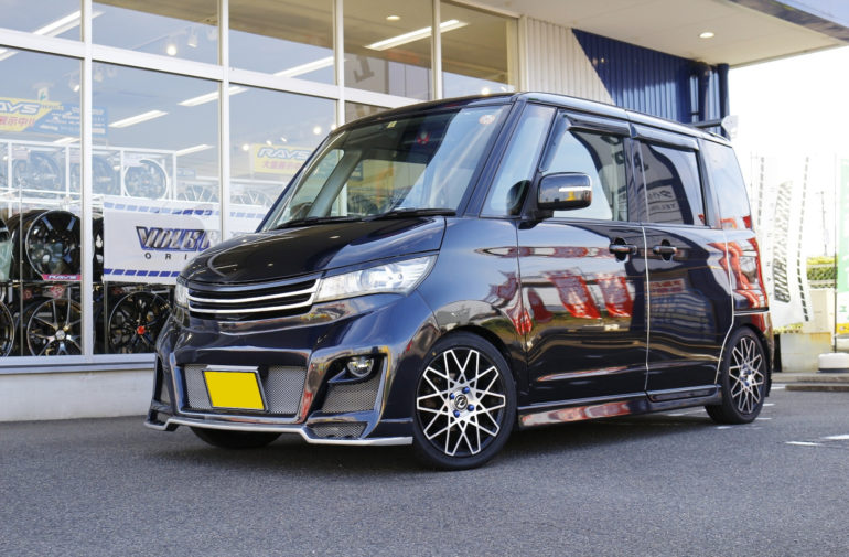 ルークスの車高調取り付け 一宮店 店舗ブログ タイヤ ホイールの専門店 クラフト