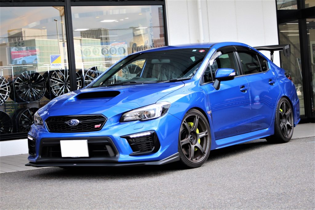 Wrx Stiをローダウン Teinモノスポーツ装着 中川店 店舗ブログ タイヤ ホイールの専門店 クラフト