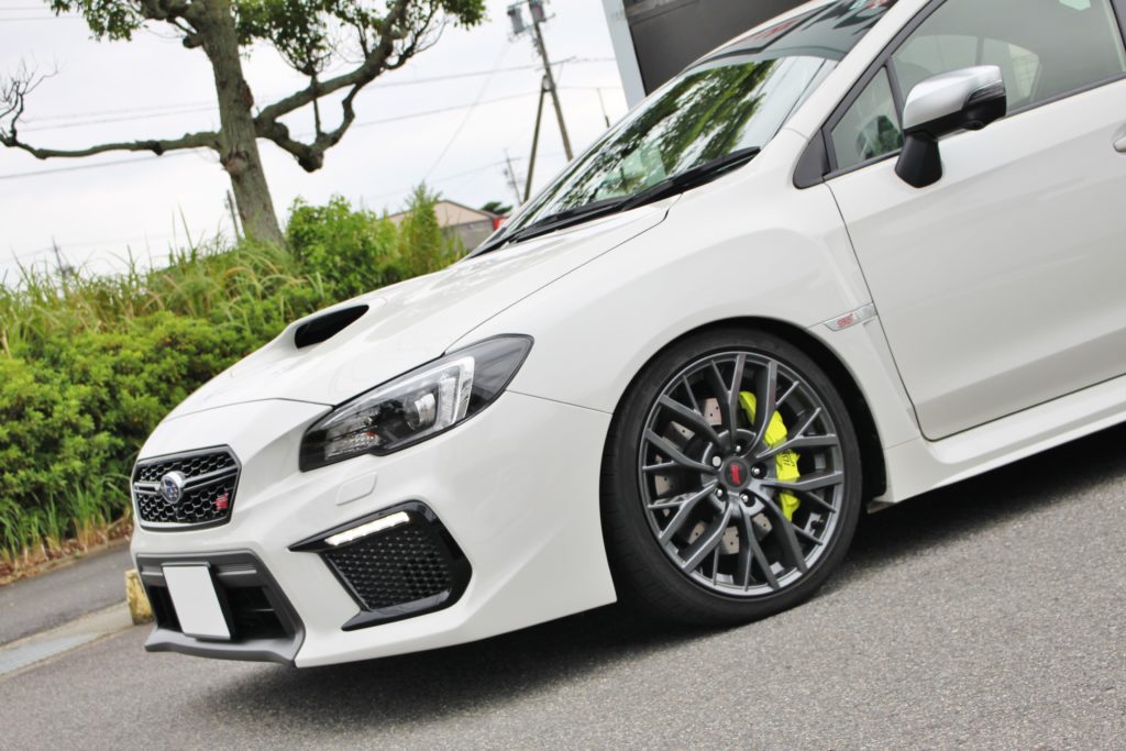 Vab Subaru Wrx Sti 後期 6ポッド を Teinモノスポーツ 車高調でローダウン 鈴鹿店 店舗ブログ タイヤ ホイールの専門店 クラフト