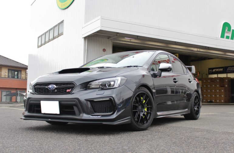 Wrx Stiをローダウンスプリングとエンケイホイールで仕上げる 知立店 店舗ブログ タイヤ ホイールの専門店 クラフト