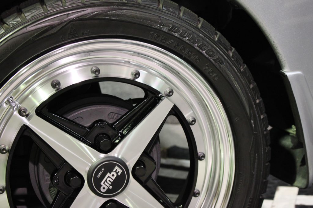 【ホイール】 165/60R15 15インチ WORK エクイップ 03 5J 5.00-15 DUNLOP ルマン V(ファイブ) サマー