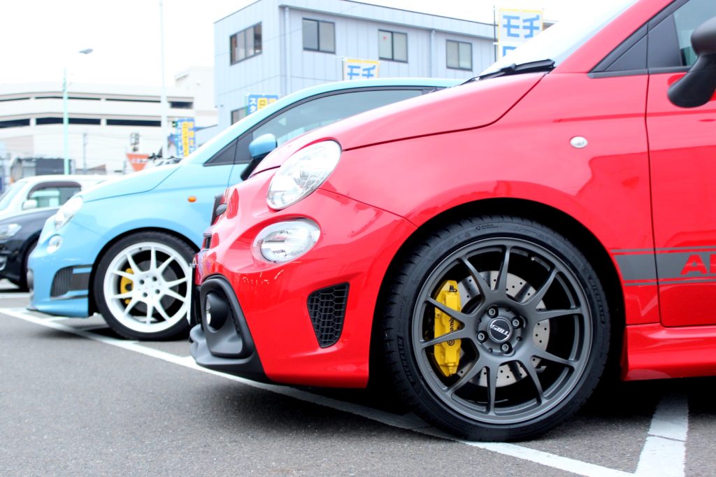 ABARTH595へ限定TWS鍛造ホイールを装着。 | EURO STYLE CRAFT | 店舗