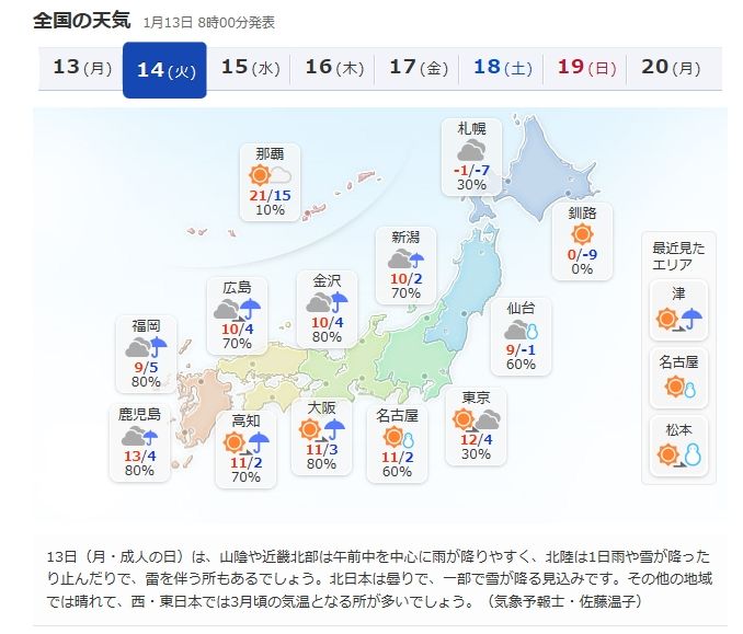 鈴鹿 天気 予報