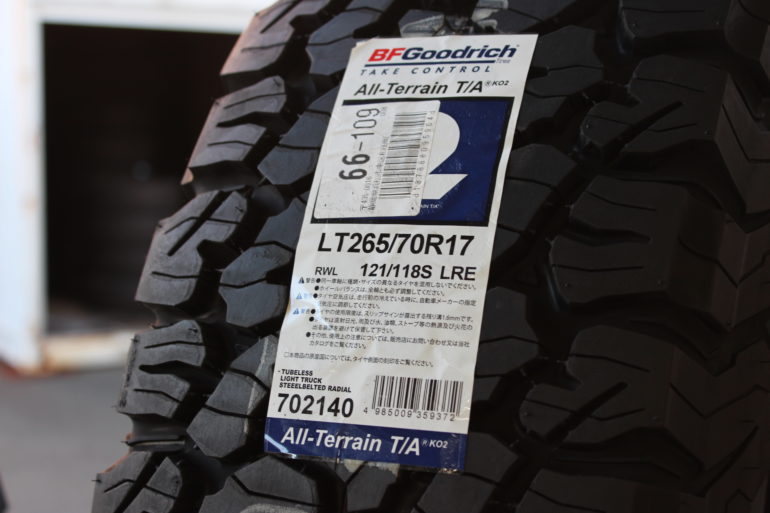 SALE／104%OFF】 送料無料 BFグッドリッチ SUV 4x4 タイヤ BFGOODRICH ALLTERRAIN T A KO2 295  75R16 128 125R RWL 4本