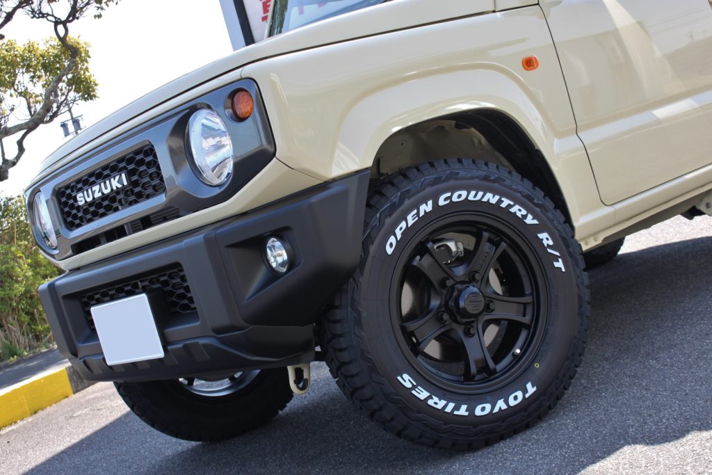 Jb64w ジムニー に Toyo オープンカントリー Rt 限定カラーのキーラーフォース 装着 Urban Off Craft 鈴鹿店 店舗ブログ タイヤ ホイールの専門店 クラフト