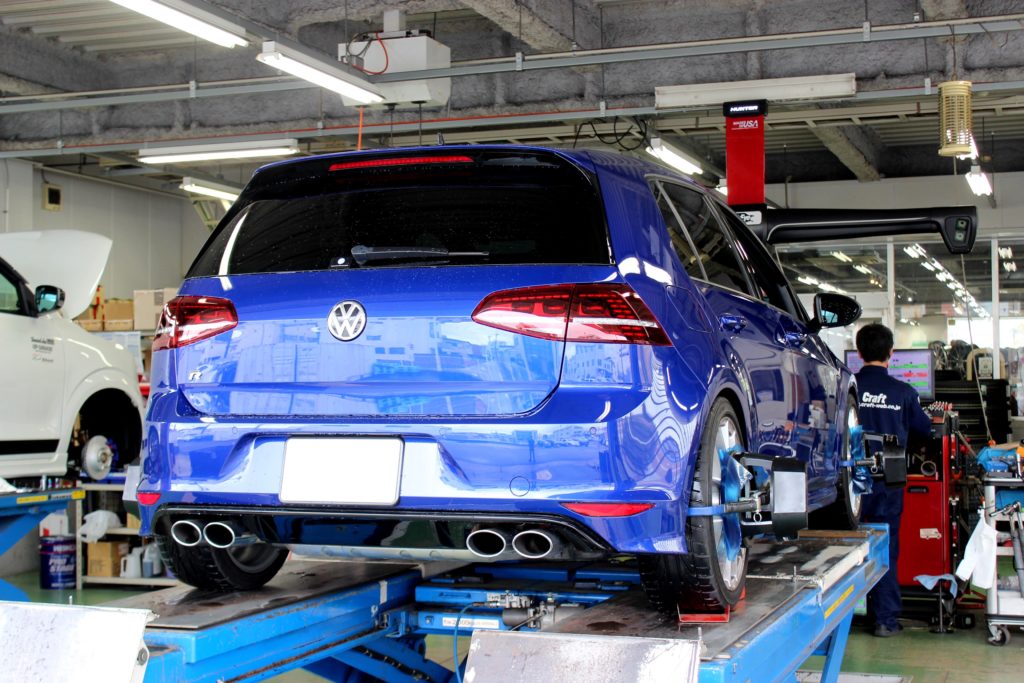 VW GOLF 7Rへレーシングライン、スポーツ・スプリング装着！ | EURO 