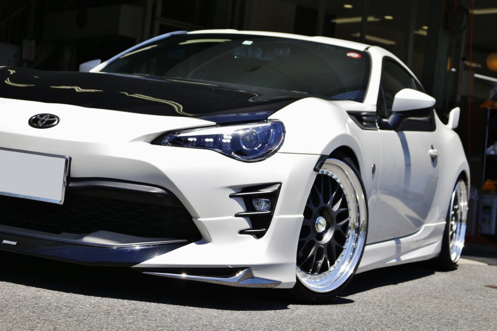 86 後期 に マイスターm1 3p 装着 3ピースホイールでツライチ仕様に 一宮店 店舗ブログ タイヤ ホイールの専門店 クラフト