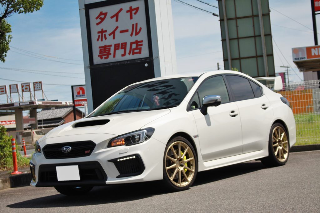 WRX STIにゴールド鍛造！プロドライブGC-0100装着。 | 鈴鹿店 | 店舗