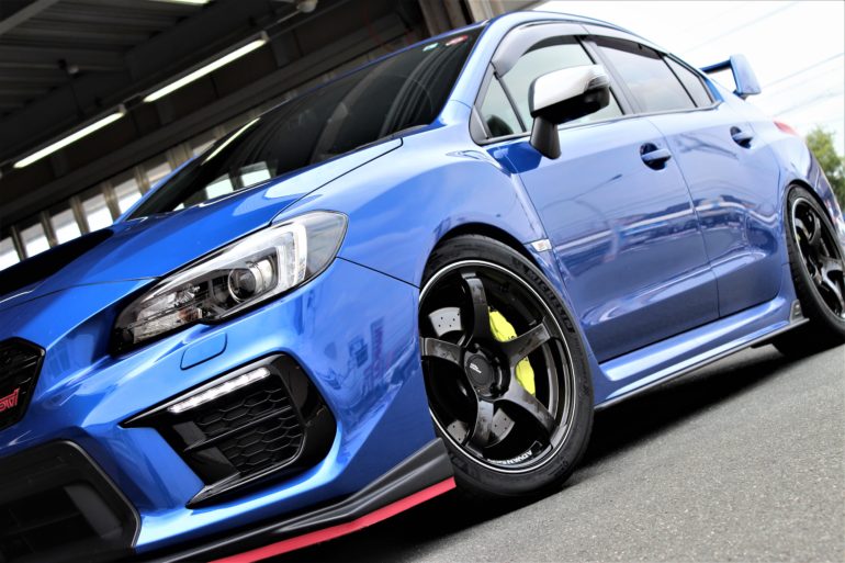 WRX STI×ADVAN Racing TC4- 前後255幅でワイド感を強調！ | 浜松店 ...