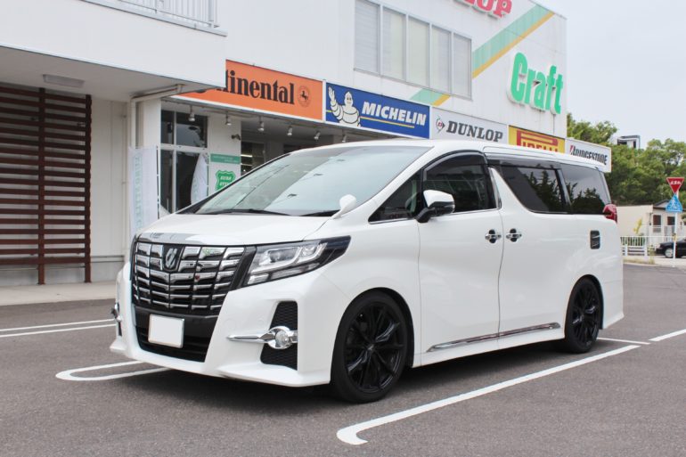 30系アルファードの車高調交換 Tanabe サステックプロ Cr ナゴヤドーム 店 店舗ブログ タイヤ ホイールの専門店 クラフト