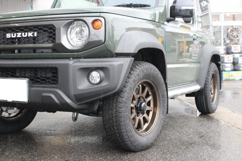 キテマス！！JB74 ジムニーシエラを鍛造ホイールでイメチェン。買取 