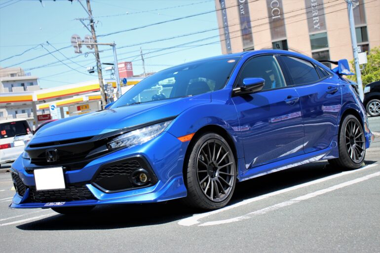 シビックハッチバックをローダウン！ピロアッパーモデルは