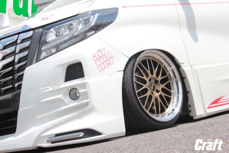 BBS LMで一番深いリム！！GTRサイズをバックドアルファードに装着しま 