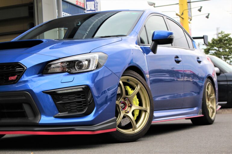 WRX STIにヨコハマアドバンRG3 9Jインチ装着！   相模原店   店舗