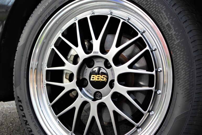 BBS LMをE52エルグランドに装着！！ 高輝度BKBDリム仕様です。 | 厚木