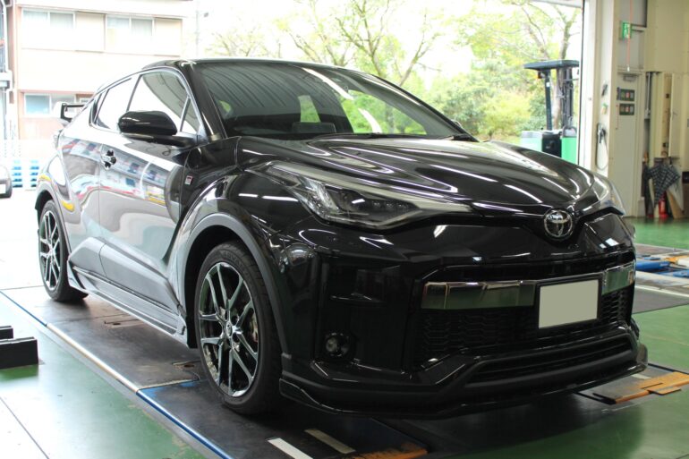 2021年春の タナベ TANABE SUSTEC ストラットタワーバープラス フロント トヨタ C-HR