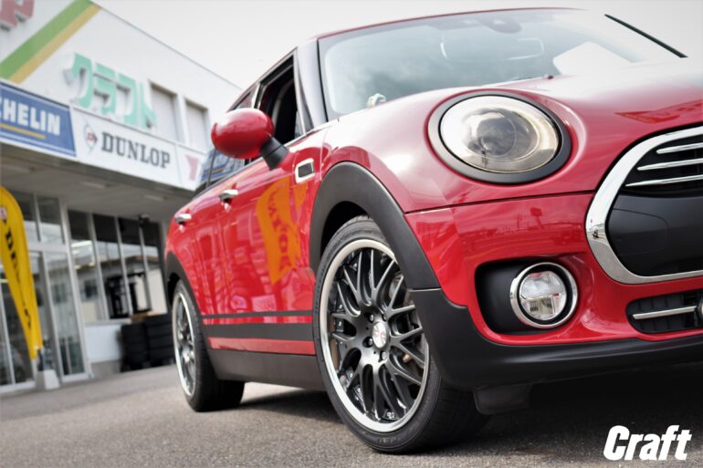 MINI　ミニクロスオーバー　カスタム　ホイール　ツライチ　ローダウン　18インチ　マーベリック　709M　