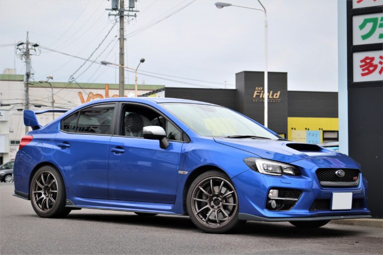 Wrx Sti Hksの新作 走り心地を良くしたハイパーマックスsを搭載します 多治見店 店舗ブログ タイヤ ホイールの専門店 クラフト