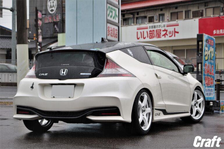 CR-Z　ホイール　カスタム　ワーク　エモーション　T5R　2P　ツライチ　ツメ折り　ローダウン