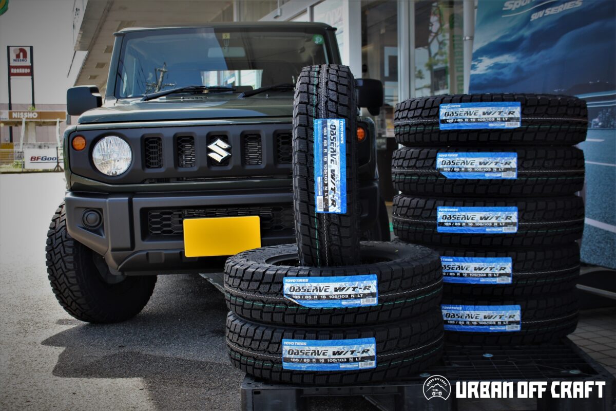 64ジムニーは、冬もタイヤサイズにこだわる!185/85R16スタッドレス
