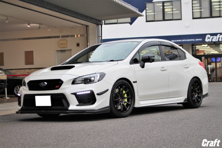 VAB WRX STIのマフラー交換。HKS Super Turbo Muffler装着。ボクサー