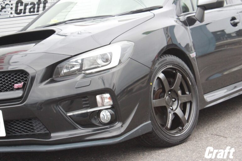 スタッドレスシーズン開幕。WRX STIに拘りのサンナナスタッドレス仕様 