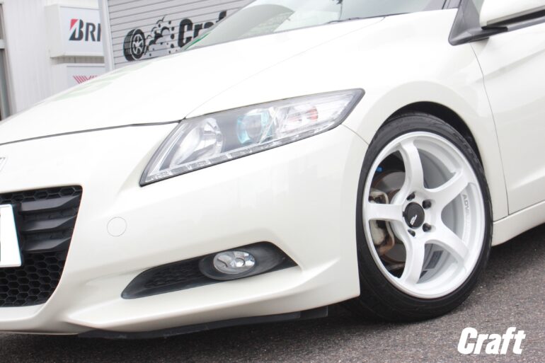 ホンダcr Zにディープコンケイブなtc 4 Gtrデザインを装着 知立店 店舗ブログ タイヤ ホイールの専門店 クラフト