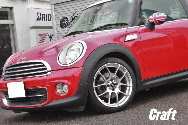 タイヤホイール４本セットミニクーパー　r56 bbs オプションホイール　jcw