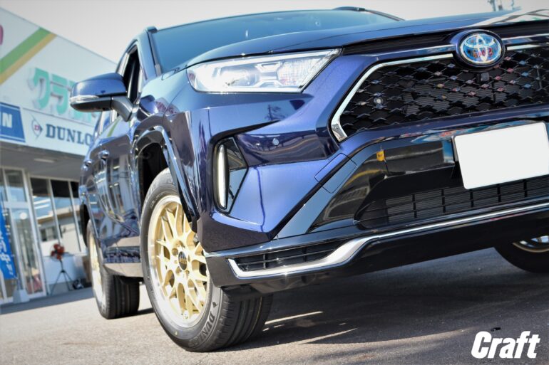 RAV4　PHV　カスタム　BBS　LM　18インチ　