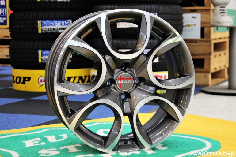 MAK TORINO 16×6.5J +35 PCD98-4H ガンメタ