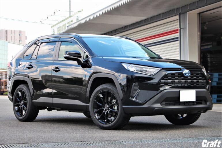 RAV4ハイブリッドにRAYS フルクロスRv5 リミテッドエディション 19