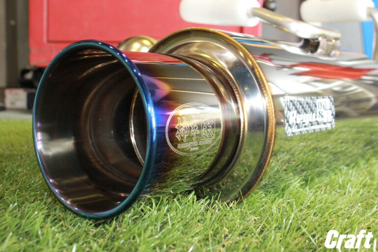 トヨタ86 BRZ ZN6前期オリジナルストレートリアマフラー！砲弾チタン  