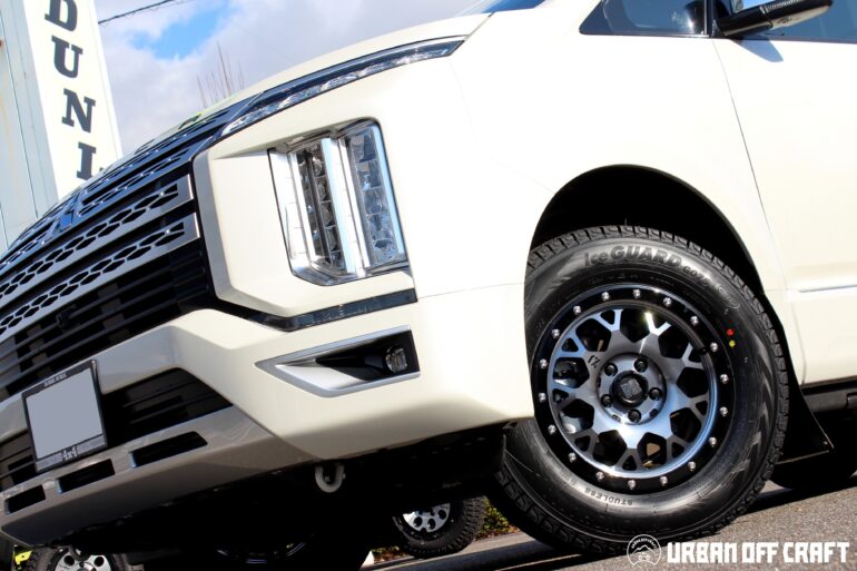 デリカD:5にエクストリームJ XJ04を装着！冬もアーバンオフSTYLE  