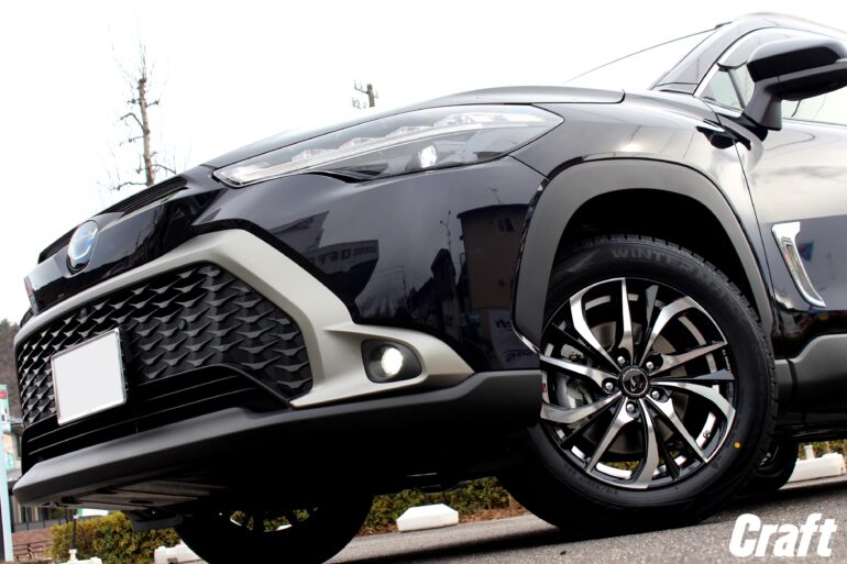 注目のSUV カローラクロスの冬支度！レオニスTEを17インチ装着  
