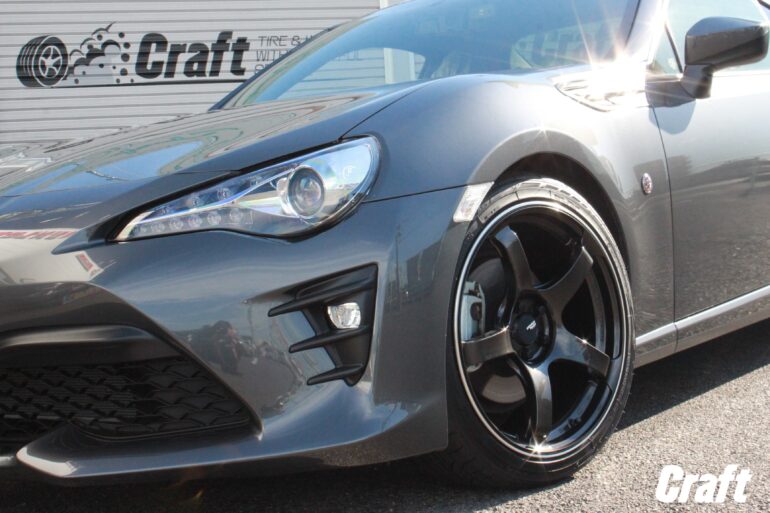 ZN6の86は十八番車両！！元祖コンケイブのアドバンレーシング5本 