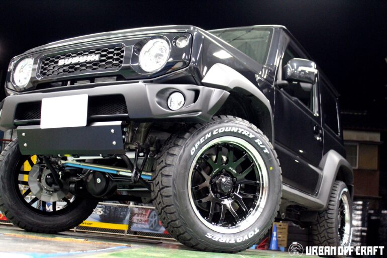 ジムニーシエラにエーラップ07Xを装着！18インチの超ド迫力STYLE 