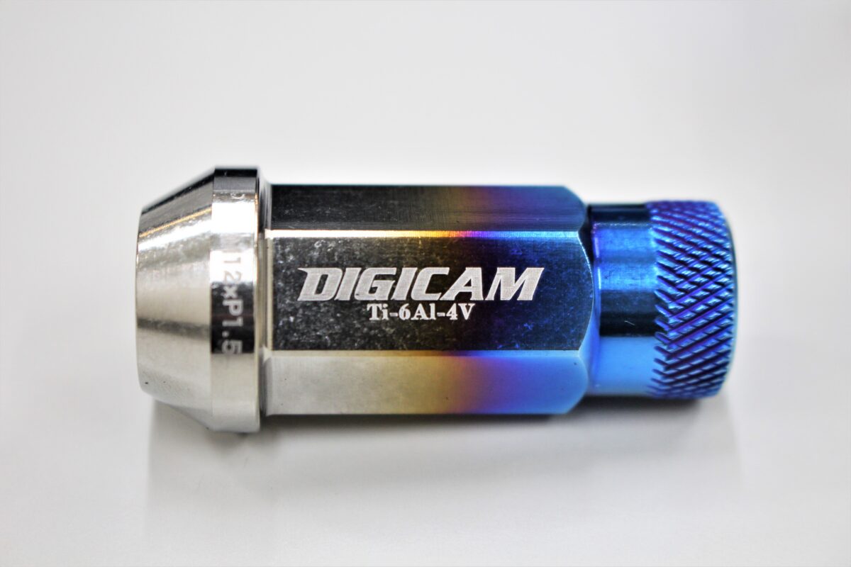 購入者確認商品 DIGICAM デジキャン チタンレーシングナット 貫通タイプ M12 P1.5 6角 17HEX 35mm チタン 20本入 ホイール ナット ENTEIDRICOCAMPANO