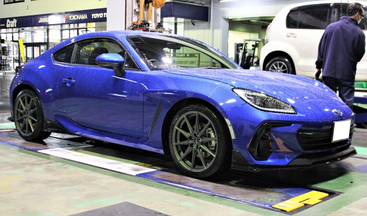 新型BRZ(ZD8)のホイール カスタム。鍛造 TWS Motorsport RS317 18 ...