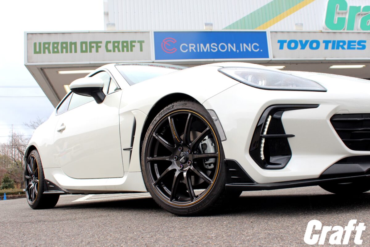 新型BRZにダウンサス取付！指2本クリアランスでいくならコレが 