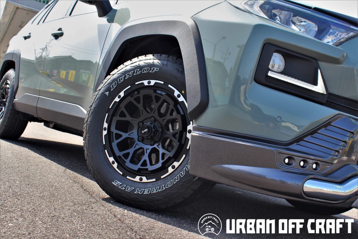RAV4をAir/GRocks＆グラントレックAT5でドレスアップ！！ | URBAN OFF 