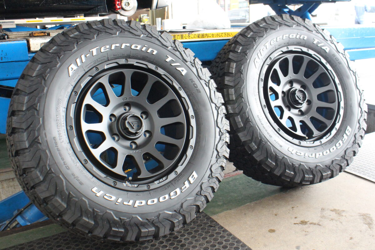 4×4エンジニアリングAir/g BF KO2 265/70R17 GUN125