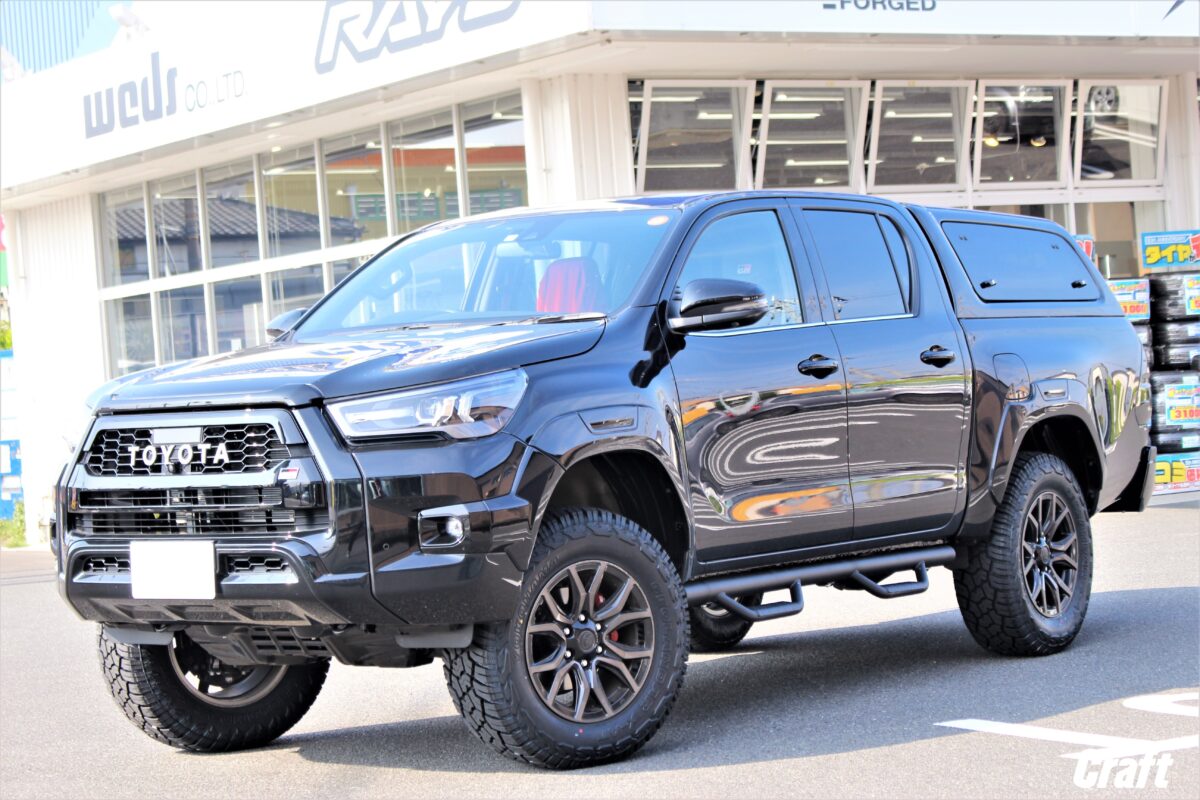 HILUX GRスポーツのオフロードスタイル！！ JAOS×ジオランダー X-AT 