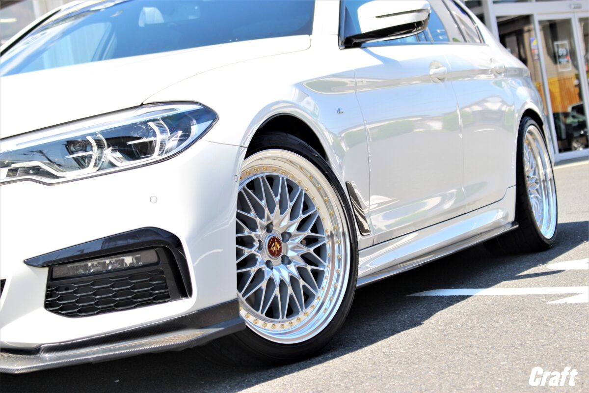 WORK WHEEL × BMW 5シリーズ G30 WORKホイールは輸入車にも対応してい 