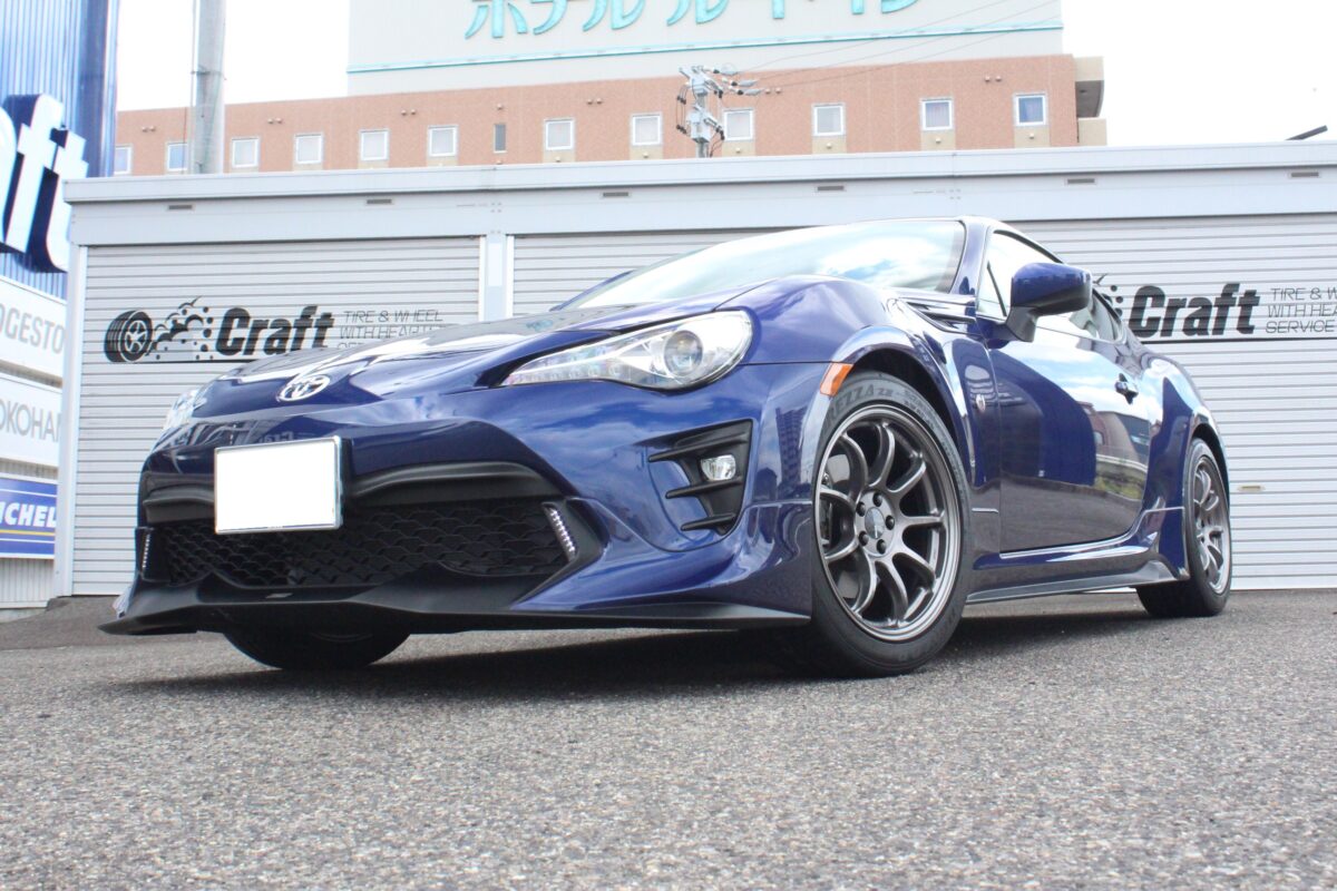 86/BRZ 18インチ エンケイSTiホイール　スタッドレスタイヤセット